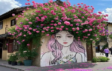 松滋怎么设计网红打卡墙绘