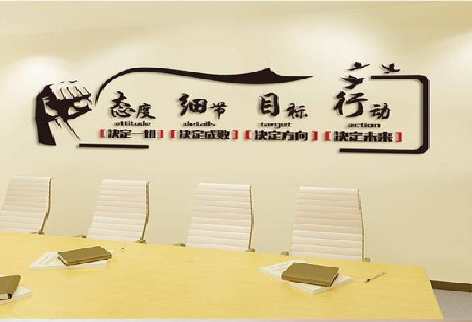 松滋企业文化墙主要展示什么？