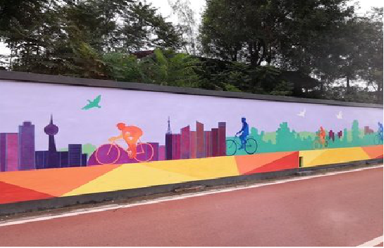 松滋墙体彩绘-围墙