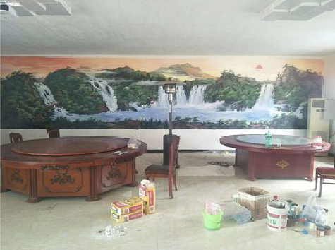 松滋墙绘-写实风景