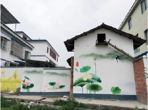 松滋室外墙绘-从选材到保养。