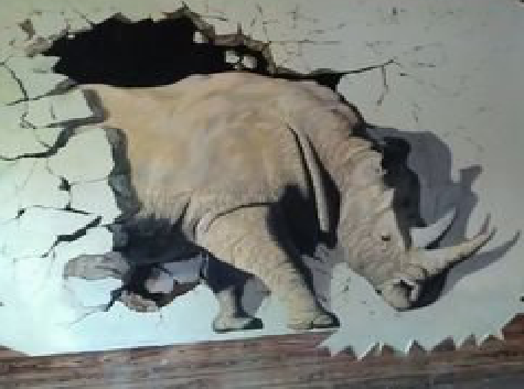 松滋在墙绘中，如何绘制3D效果？