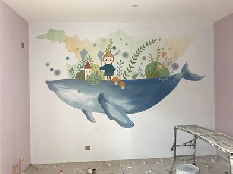 松滋手绘墙的特点及优势。