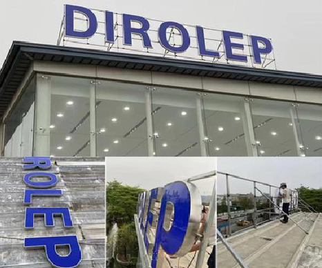 松滋楼顶发光字安装的注意事项。